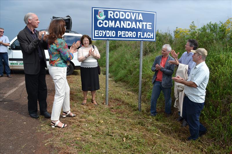 Acesso ao aeroporto é denominado de Egydio Pedro Flach
